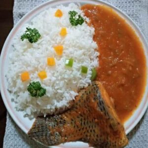 Riz sauce claire
