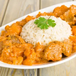 Riz sauce arachide