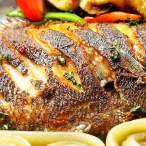 Poisson braisé