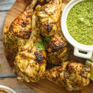 Poulet braisé à l'ail