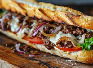 Sandwich viande hachée